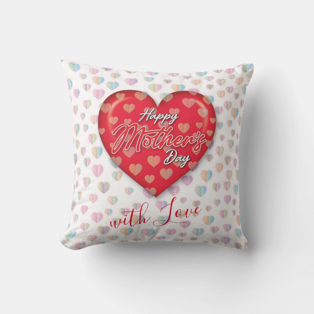 Coussin Conception Joyeuse Fête des Mères (Recto)
