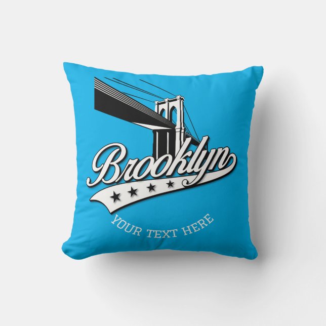 Coussin Conception minimaliste élégante du pont Brooklyn (Recto)