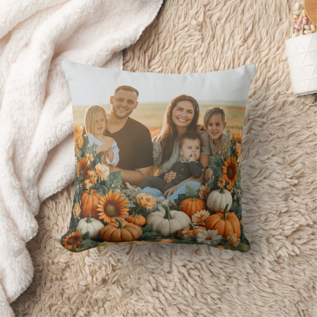 Coussin Conception personnalisée de la chute du Citrouille (Couverture)