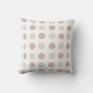 Coussin Conception rétro avec point Polka violet