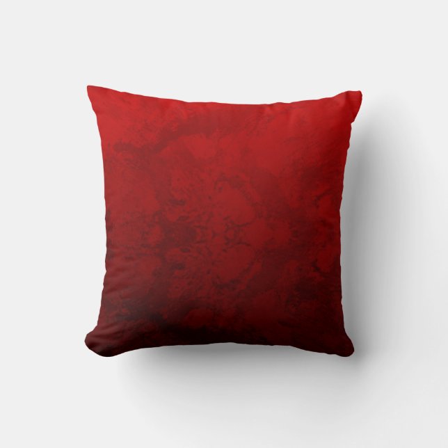 Coussin Conception rouge rouge (Recto)
