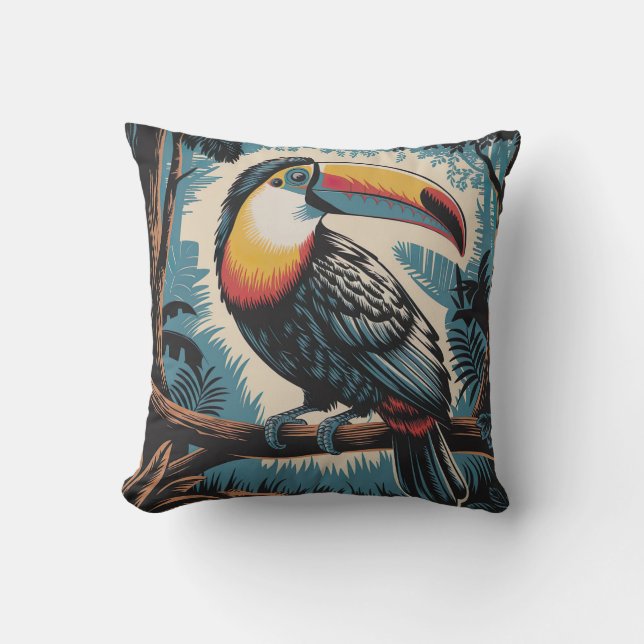 Coussin Conception rustique de terres boisées Fox (Recto)