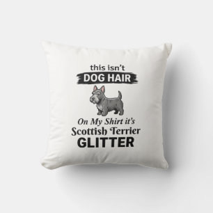 Coussin Conception Scottish Terrier Pailleté Amateur de Ch