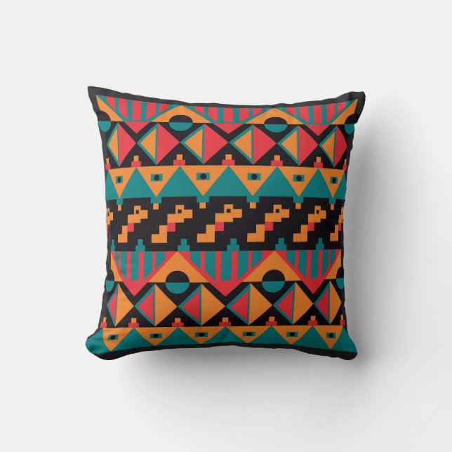 Coussin Conception tribale (Recto)