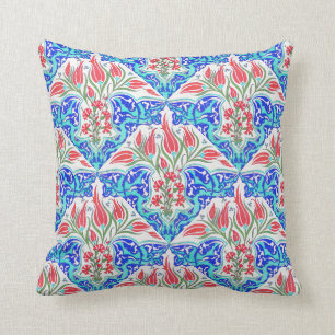 Coussin Conception turque florale de tuile