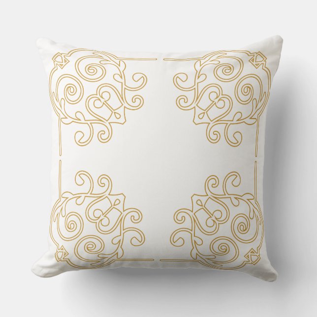 Coussin Conception unique de l'oreiller à motif ethnique d (Recto)