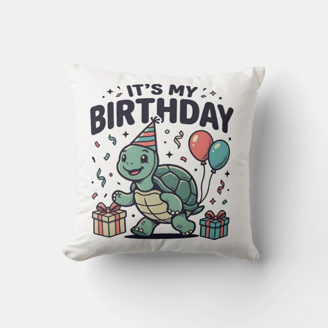 Coussin Conception vectorielle de fête d'anniversaire de t (Recto)