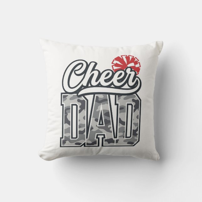 Coussin Conception vectorielle vintage pom camouflage chee (Recto)
