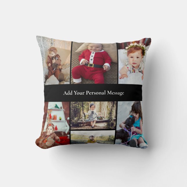 Coussin Concevez votre propre collection de 7 photos (Recto)