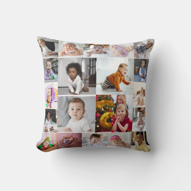 Coussin Concevez votre propre collection de photos 20 (Recto)