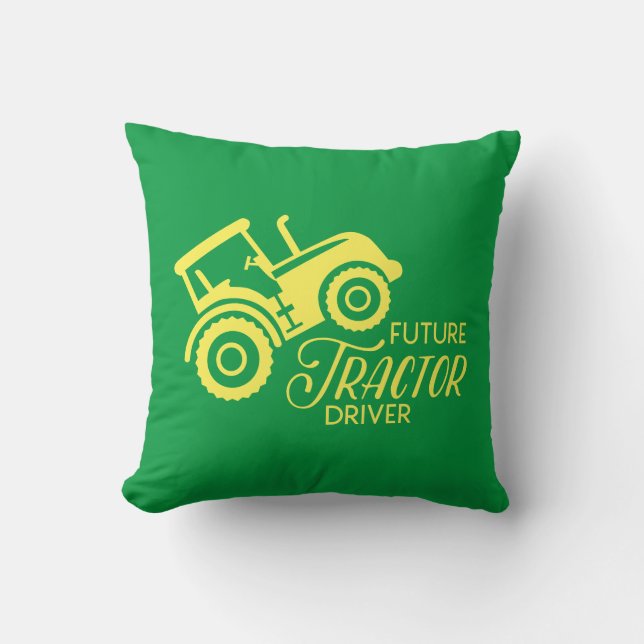 Coussin Conducteur de tracteur réversible futur (Recto)