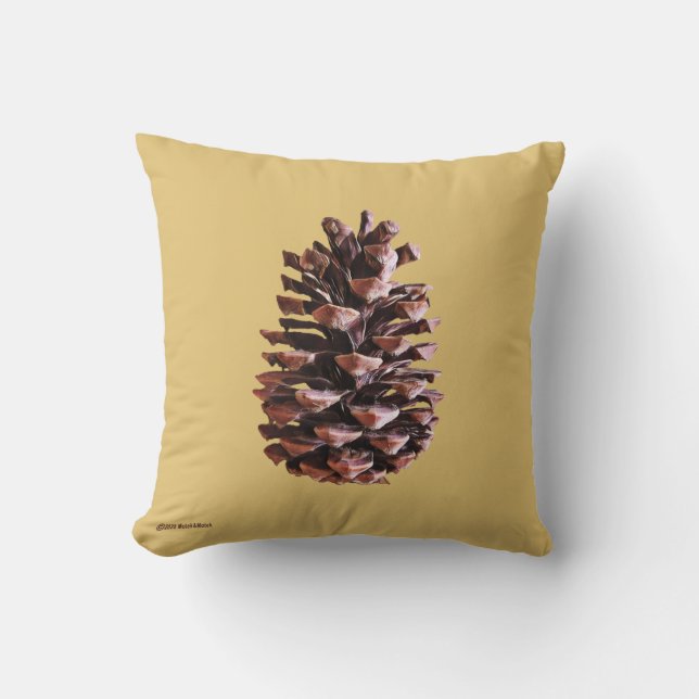 Coussin Cône de pin (Recto)