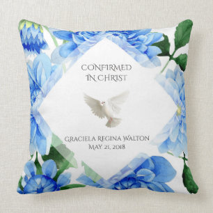 Coussin Confirmation Religieux Catholique Saint Esprit Flo