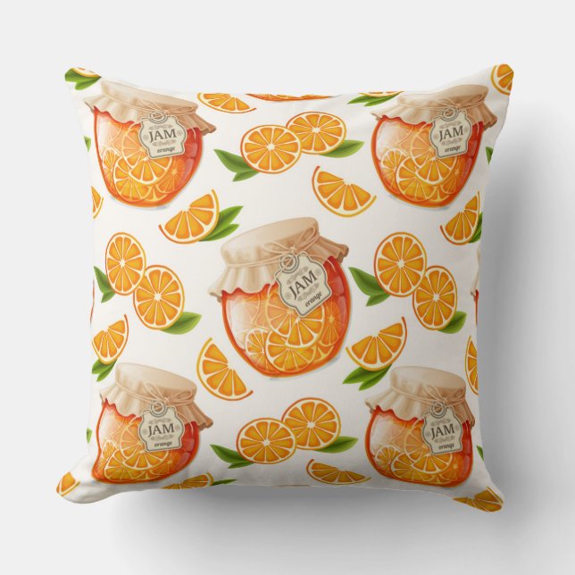 Coussin Confiture d'orange (Recto)