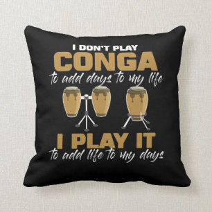 Coussin Conga drum Cuba Musique tumbadora Drummer