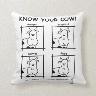 Coussin Connaissez votre vache ! - Mélange sérieux
