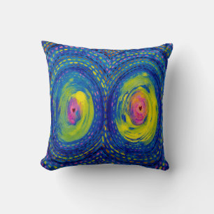 Coussin Connexion Cosmique – Art Cosmique Abstrait Coloré