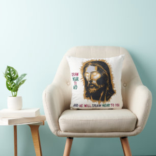 Coussin Connexion Divine : Dessin Proximité de Dieu