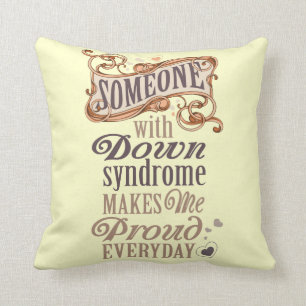Coussin Conscience de syndrome de Down