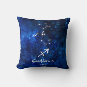 Coussin Constellation du zodiaque Sagittaire Galaxie Monog