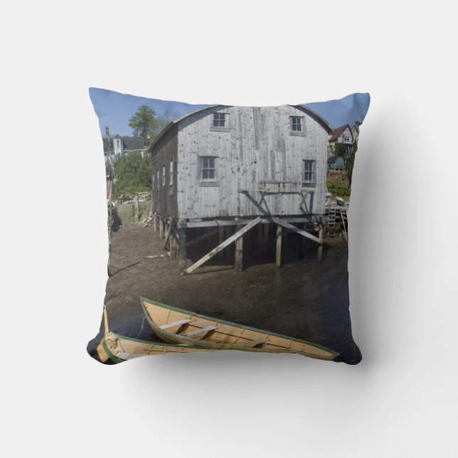 Coussin Constructeur de dory, Lunenburg, Nouvelle-Écosse,  (Recto)