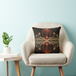 Coussin Construction d'Imaginaires Art Fractal Abstrait br