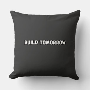 Coussin Construire Demain Un Futur Innovateur Créateur Un 
