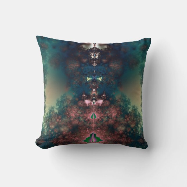 Coussin Conte aux fées vertes (Recto)