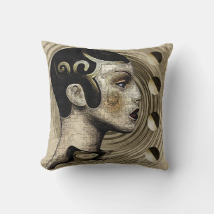 Coussin Contemporain : Art Déco/Art Nouveau
