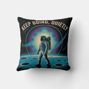 Coussin Continuez, silencieusement