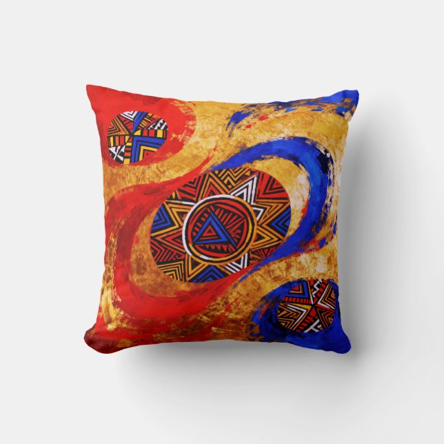 Coussin Continuum – A Colourful Black History Celebration (Recto)