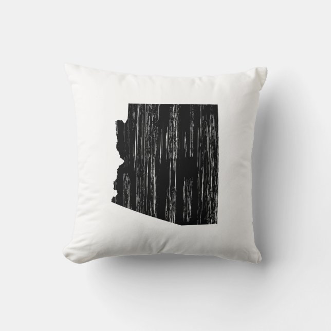 Coussin Contour affligé d'état de l'Arizona (Recto)