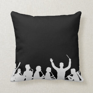 Coussin Contour de blanc de conducteur et de bande sur le