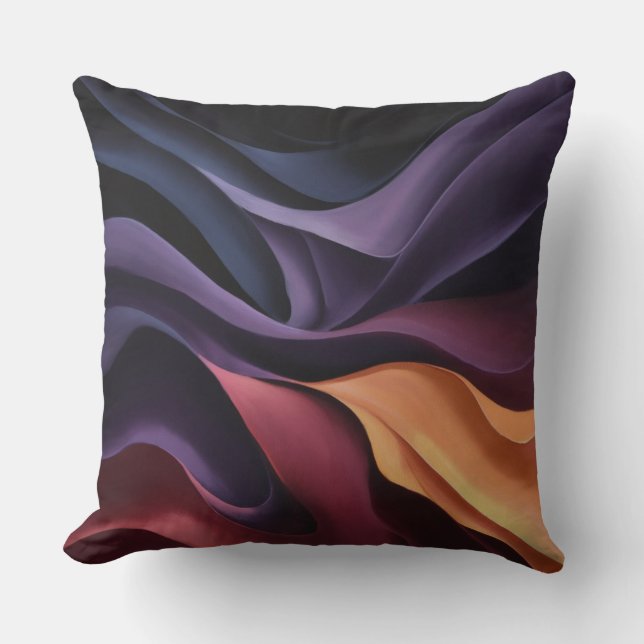Coussin Contours Ombrés Colorés  (Recto)