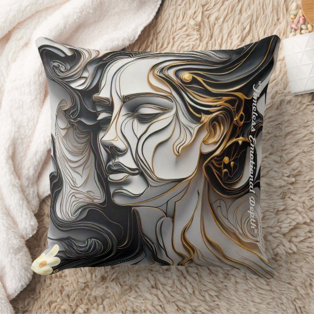 Coussin "Contrasting Sentiments Rise" (Couverture)