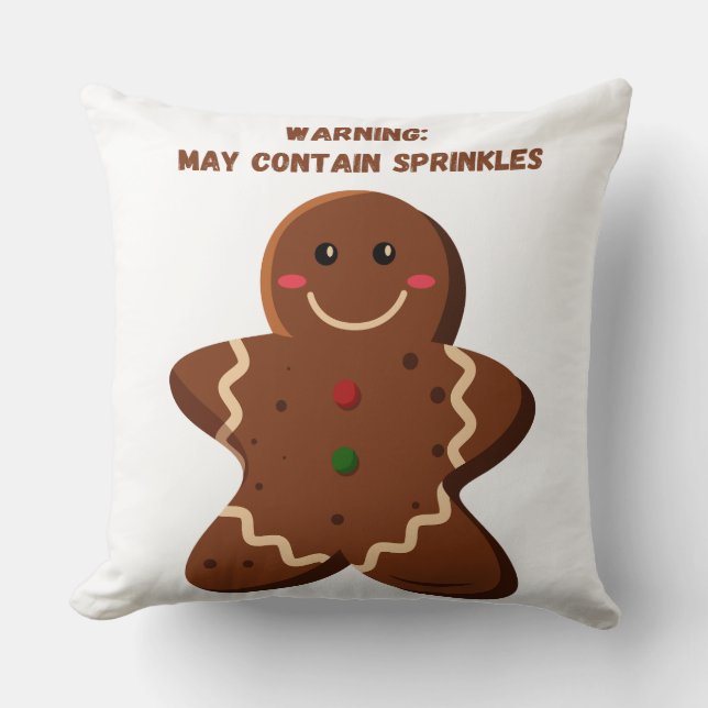 Coussin cookie de Noël (Recto)