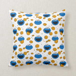 Coussin Cookie Monster C est pour le Motif de cookies