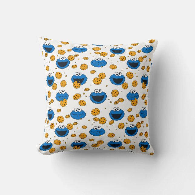 Coussin Cookie Monster | C est pour motif cookie (Recto)
