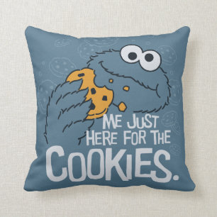 Coussin Cookie Monster Me Just Here pour les cookies