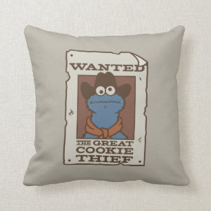 Coussin Cookie Monster Poster Recherché