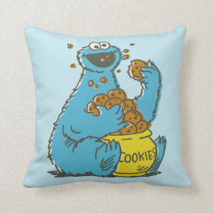 Coussin Cookie Monster Vintage