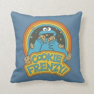 Coussin Cookie Monster Vintage   Frenésie de Cookies