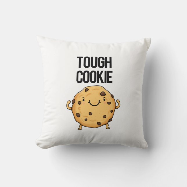 Coussin Cookie Tough Funny Cookie Pun (Recto)