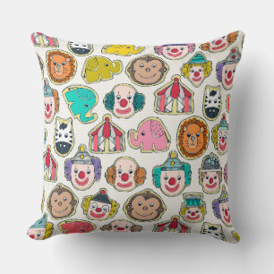 Coussin cookies de cirque multi