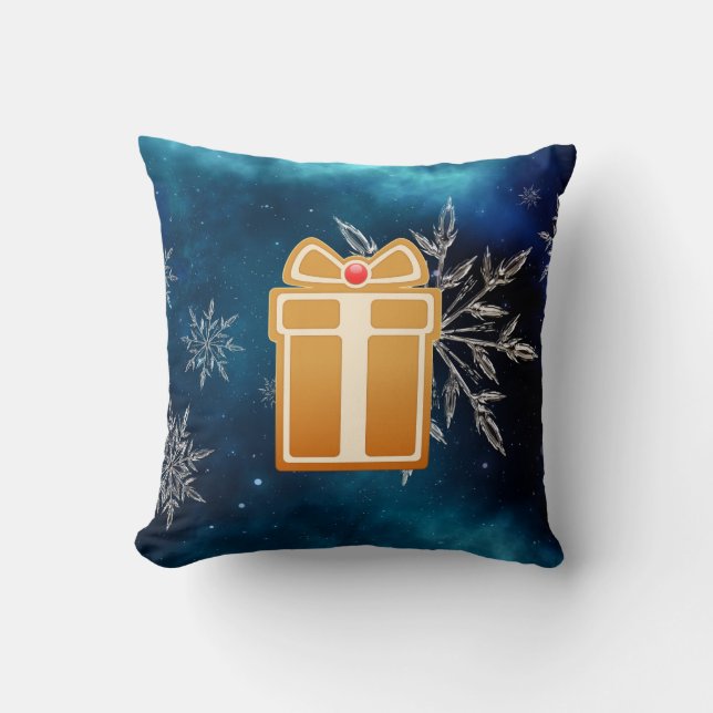 Coussin Cookies de Noël en pain d'épice (Recto)