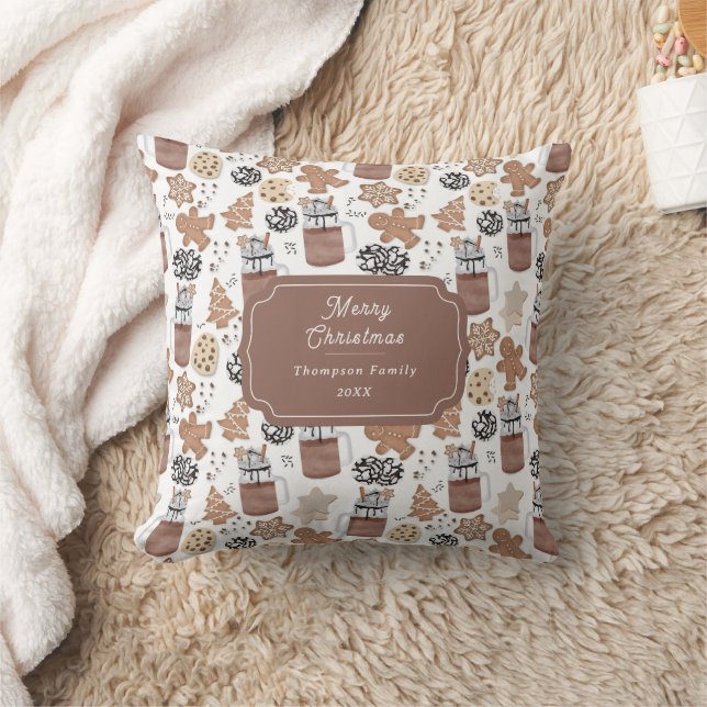 Coussin Cookies de Noël et Période de Fêtes de Cuisson de  (Couverture)