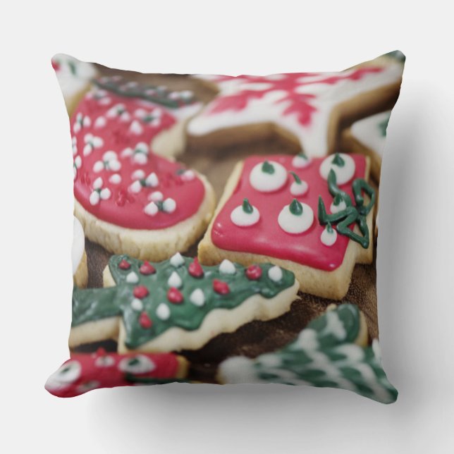 Coussin Cookies de Noël Jeter l'oreiller (Recto)