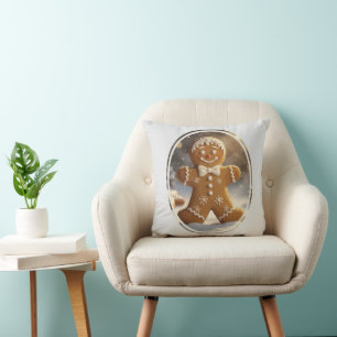 Coussin Cookies en pain d'épices Noël fantaisiste