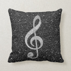 Coussin Cool argent parties scintillant effet brillant tre