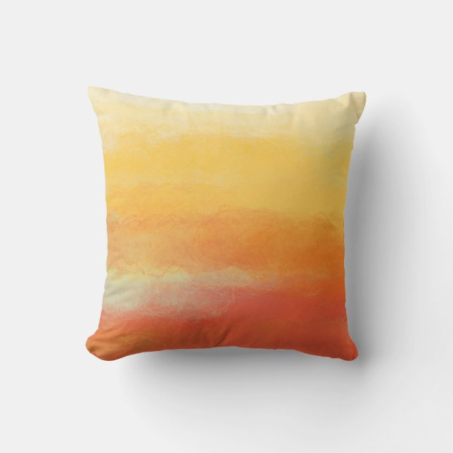 Coussin cool "Beach Vibes", couleurs Abstraites été (Recto)
